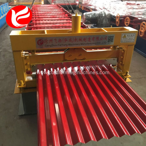 Corrugated roof tile color steel making machine price